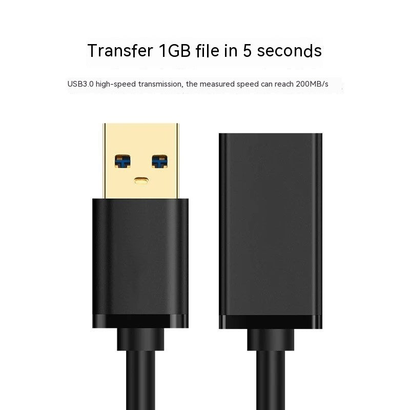 USB Extension, Male to Female Data Cable Extender 