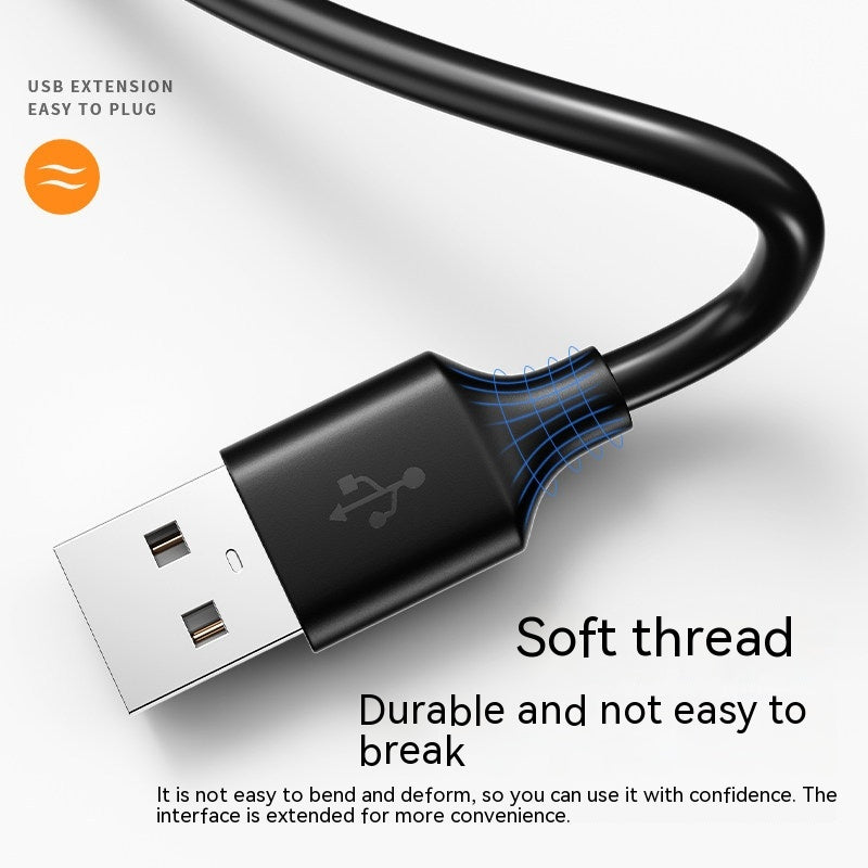 USB Extension, Male to Female Data Cable Extender 