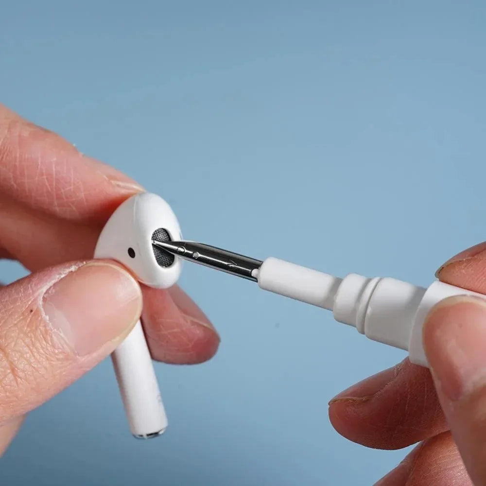 2 IN1 Cleaner Kit Set Earphones Cleaning Pen for Airpods 3 Pro Case 13 Brush Headsets Cleaners Earbuds Cleaning Tools